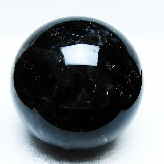 1Kg モリオン 丸玉 90mm 黒水晶 丸玉 モリオン スフィア 一点物 151-8531
