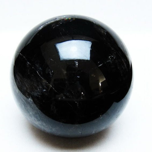 1Kg モリオン 丸玉 90mm 黒水晶 丸玉 モリオン スフィア 一点物 151-8534