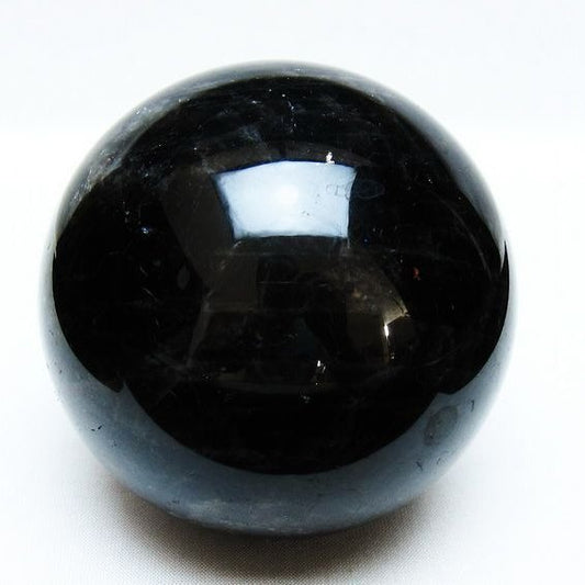 モリオン 丸玉 88mm 黒水晶 丸玉 モリオン スフィア 一点物 151-8535