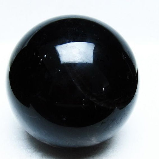 1.1Kg モリオン 丸玉 92mm 黒水晶 丸玉 モリオン スフィア 一点物 151-8537