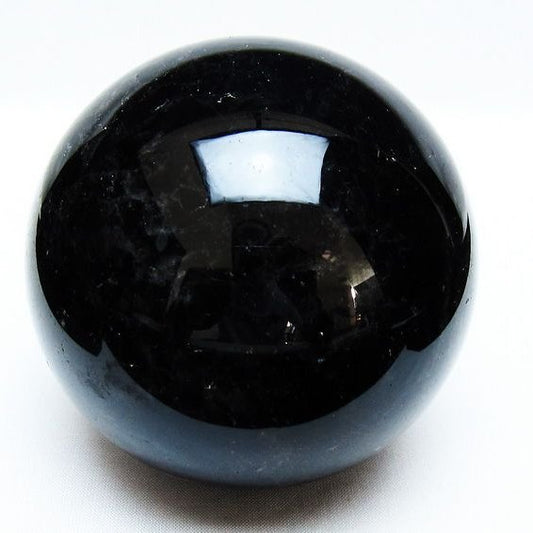 1.1Kg モリオン 丸玉 92mm 黒水晶 丸玉 モリオン スフィア 一点物 151-8540