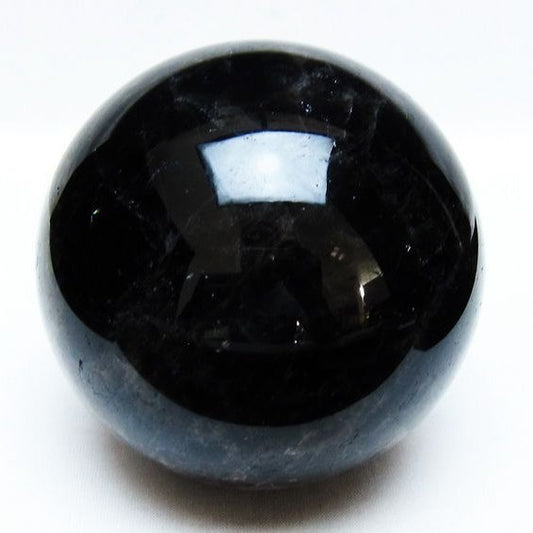 1.3Kg モリオン 丸玉 96mm 黒水晶 丸玉 モリオン スフィア 一点物 151-8544