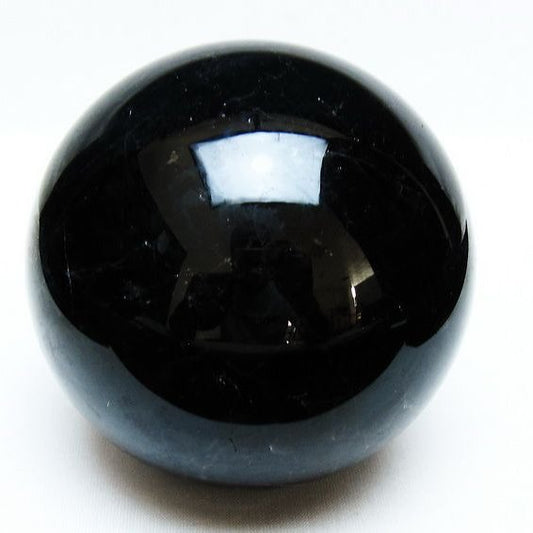 1.3Kg モリオン 丸玉 96mm 黒水晶 丸玉 モリオン スフィア 一点物 送料無料 151-8554
