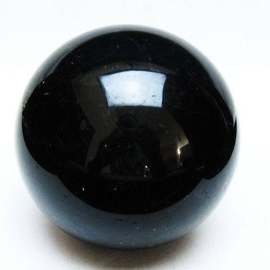 1.1Kg モリオン 丸玉 91mm 黒水晶 丸玉 モリオン スフィア 一点物 送料無料 151-8555