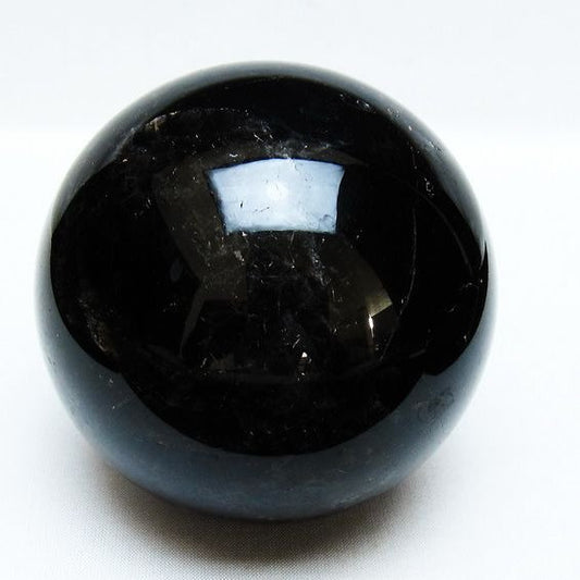 1.1Kg モリオン 丸玉 91mm 黒水晶 丸玉 モリオン スフィア 一点物 送料無料 151-8556