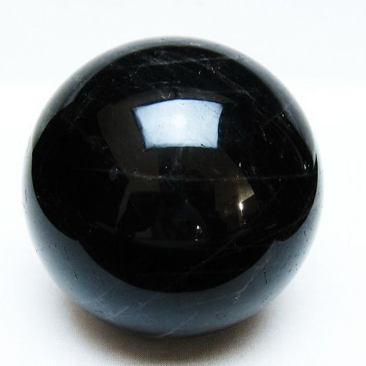 1.1Kg モリオン 丸玉 91mm 黒水晶 丸玉 モリオン スフィア 一点物 送料無料 151-8557