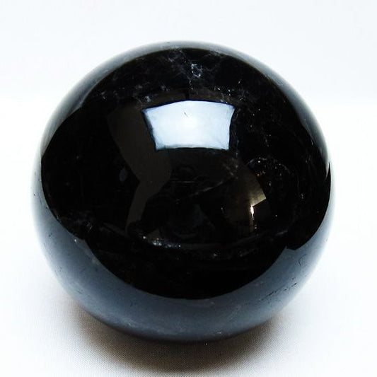 1Kg モリオン 丸玉 90mm 黒水晶 丸玉 モリオン スフィア 一点物 151-8558