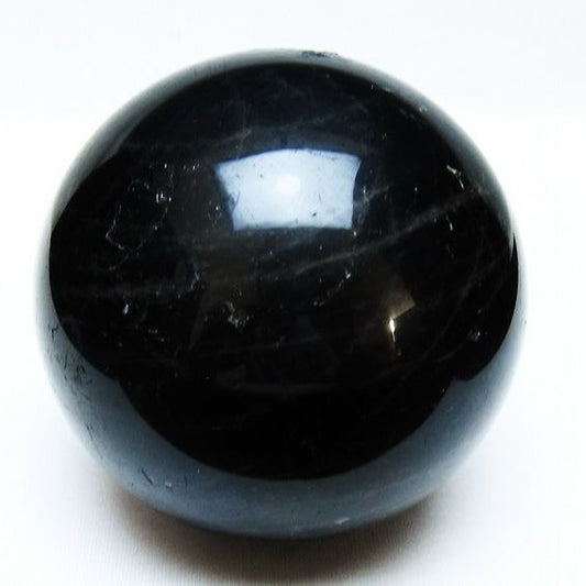 1Kg モリオン 丸玉 90mm 黒水晶 丸玉 モリオン スフィア 一点物 151-8562