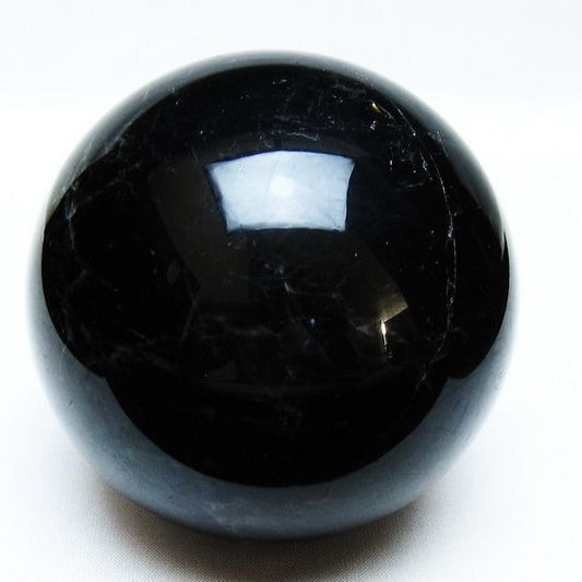 モリオン 丸玉 88mm 黒水晶 丸玉 モリオン スフィア 一点物 151-8563