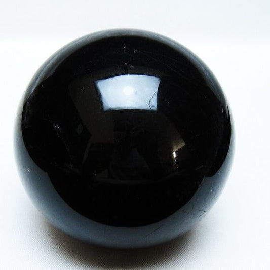 モリオン 丸玉 85mm 黒水晶 丸玉 モリオン スフィア 一点物 151-8565
