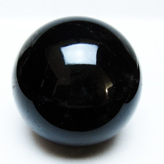 モリオン 丸玉 81mm 黒水晶 丸玉 モリオン スフィア 一点物 151-8566