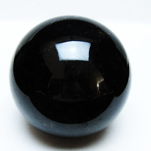 モリオン 丸玉 84mm 黒水晶 丸玉 モリオン スフィア 一点物 151-8568