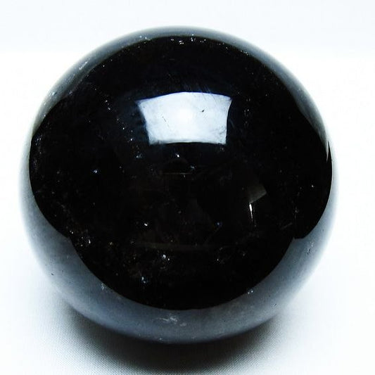 モリオン 丸玉 86mm 黒水晶 丸玉 モリオン スフィア 一点物 送料無料 151-8569