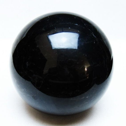 1.3Kg モリオン 丸玉 97mm 黒水晶 丸玉 モリオン スフィア 一点物 送料無料 151-8572
