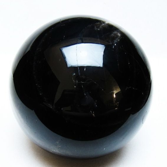 1.8Kg モリオン 丸玉 110mm 黒水晶 丸玉 モリオン スフィア 一点物 151-8583