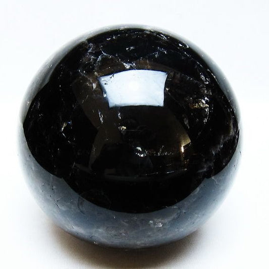1.9Kg モリオン 丸玉 115mm 黒水晶 丸玉 モリオン スフィア 一点物 送料無料 151-8586