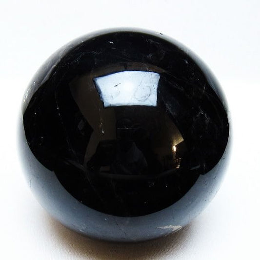 1.7Kg モリオン 丸玉 110mm 黒水晶 丸玉 モリオン スフィア 一点物 送料無料 151-8589