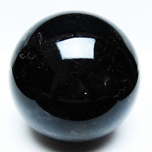 1.7Kg モリオン 丸玉 110mm 黒水晶 丸玉 モリオン スフィア 一点物 送料無料 151-8591
