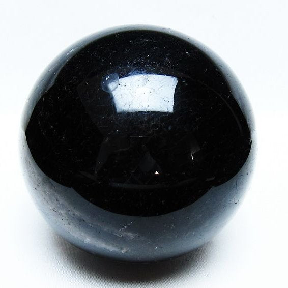 1.7Kg モリオン 丸玉 110mm 黒水晶 丸玉 モリオン スフィア 一点物 送料無料 151-8593