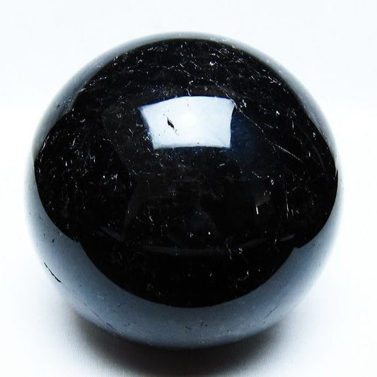 1.5Kg モリオン 丸玉 105mm 黒水晶 丸玉 モリオン スフィア 一点物 送料無料 151-8595