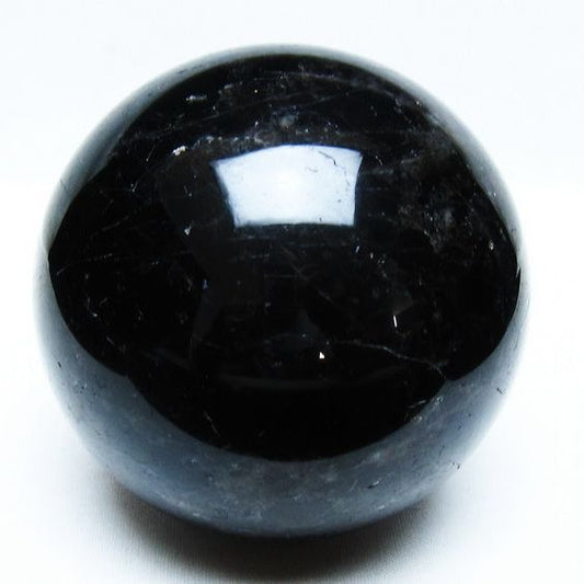 1.6Kg モリオン 丸玉 105mm 黒水晶 丸玉 モリオン スフィア 一点物 送料無料 151-8597
