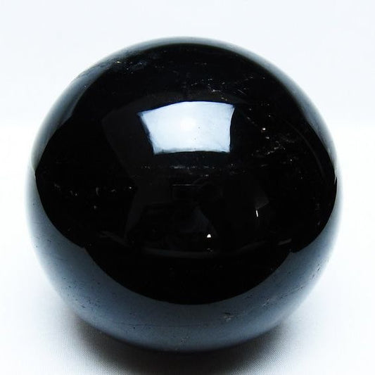 1.5Kg モリオン 丸玉 105mm 黒水晶 丸玉 モリオン スフィア 一点物 送料無料 151-8599