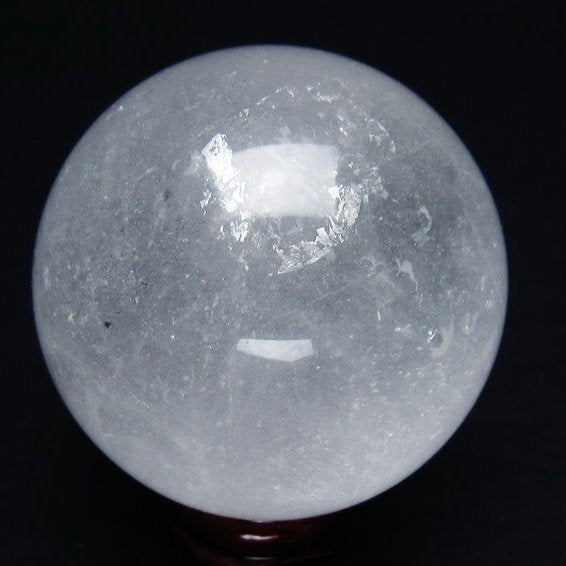 水晶 丸玉 55mm スフィア 置物 水晶玉 一点物 151-8841