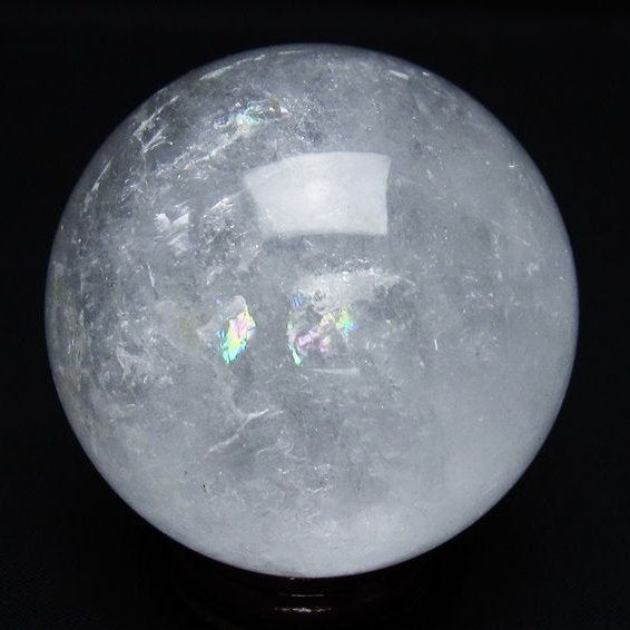 水晶 丸玉 60mm スフィア 置物 水晶玉 一点物 151-8847