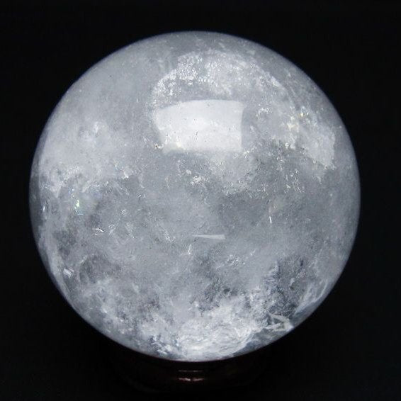 水晶 丸玉 61mm スフィア 置物 水晶玉 一点物 151-8849