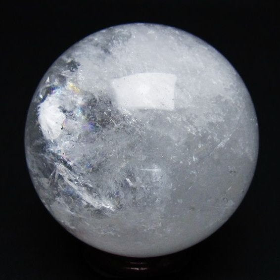水晶 丸玉 61mm スフィア 置物 水晶玉 一点物 151-8850