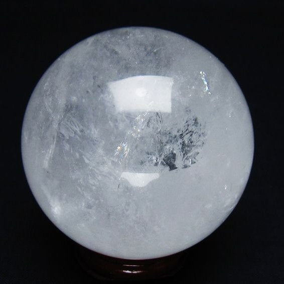 水晶 丸玉 61mm スフィア 置物 水晶玉 一点物 151-8851