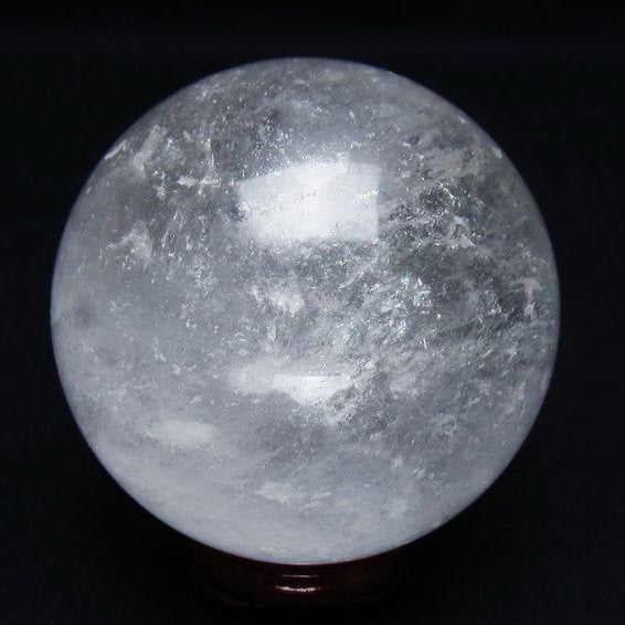 水晶 丸玉 65mm スフィア 置物 水晶玉 一点物 151-8854