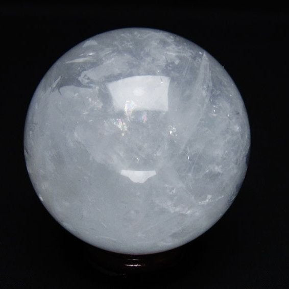 水晶 丸玉 65mm スフィア 置物 水晶玉 一点物 151-8855