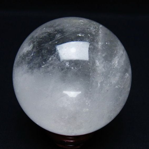 水晶 丸玉 69mm スフィア 置物 水晶玉 一点物 151-8858
