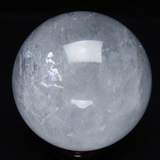 水晶 丸玉 73mm スフィア 置物 水晶玉 一点物 151-8859