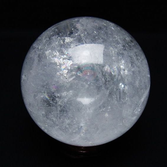 水晶 丸玉 75mm スフィア 置物 水晶玉 一点物 151-8861
