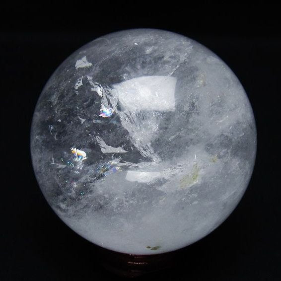 水晶 丸玉 72mm スフィア 置物 水晶玉 一点物 151-8863