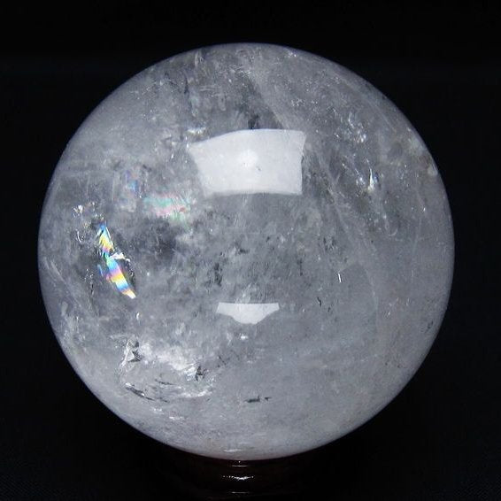 水晶 丸玉 70mm スフィア 置物 水晶玉 一点物 151-8866