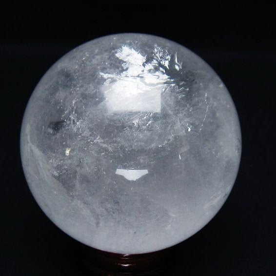 水晶 丸玉 70mm スフィア 置物 水晶玉 一点物 151-8867
