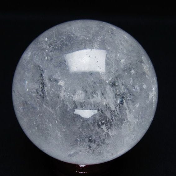 水晶 丸玉 65mm スフィア 置物 水晶玉 一点物 151-8869