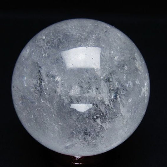 水晶 丸玉 65mm スフィア 置物 水晶玉 一点物 151-8869
