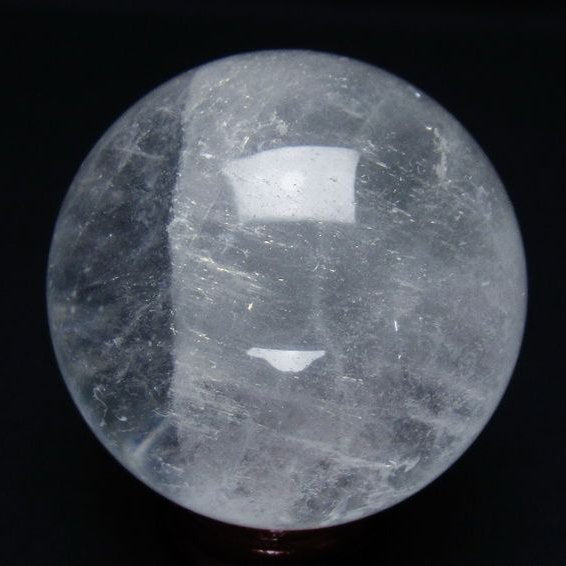 水晶 丸玉 65mm スフィア 置物 水晶玉 一点物 151-8870
