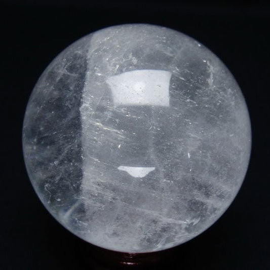 水晶 丸玉 65mm スフィア 置物 水晶玉 一点物 151-8870