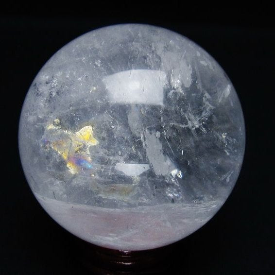 水晶 丸玉 65mm スフィア 置物 水晶玉 一点物 151-8871