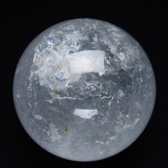 水晶 丸玉 64mm スフィア 置物 水晶玉 一点物 151-8876