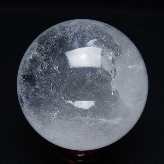 水晶 丸玉 59mm スフィア 置物 水晶玉 一点物 151-8880