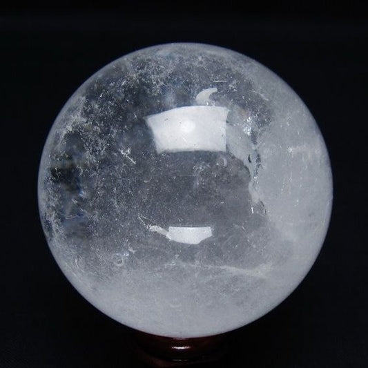 水晶 丸玉 59mm スフィア 置物 水晶玉 一点物 151-8880
