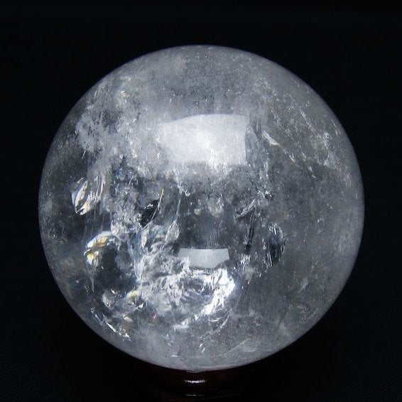 水晶 丸玉 58mm スフィア 置物 水晶玉 一点物 151-8881