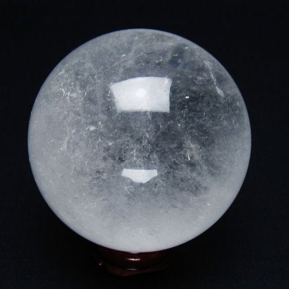 水晶 丸玉 57mm スフィア 置物 水晶玉 一点物 151-8883