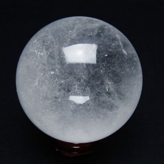 水晶 丸玉 57mm スフィア 置物 水晶玉 一点物 151-8883